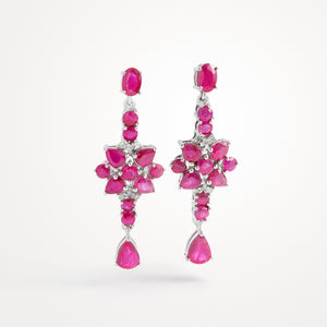 Ruby Earrings Elegance