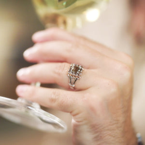 Smokey Topaz Ring Mystique