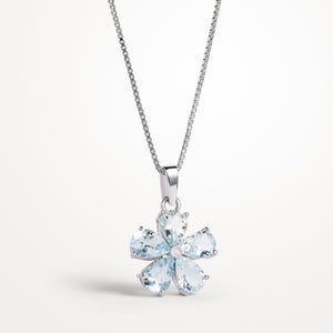 Aquamarine Pendant Bloom