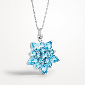 Blue Topaz Pendant Sparkle