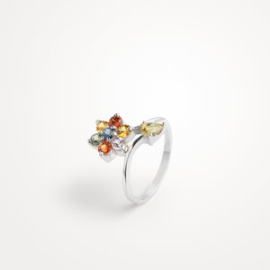 Multi Sapphire Ring Graceful