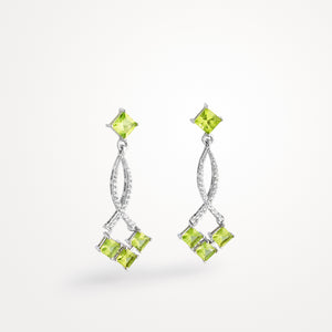 Peridot Earrings Chic