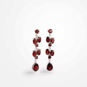 Garnet Earrings Boost