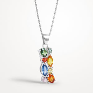 Multi Sapphire pendant Joy