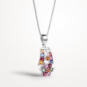 Multi Sapphire Pendant Creativity