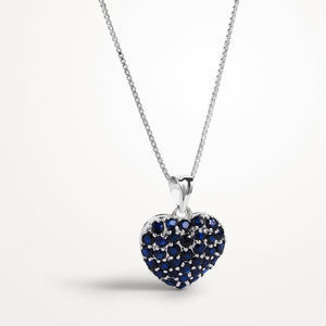 Sapphire Pendant Love