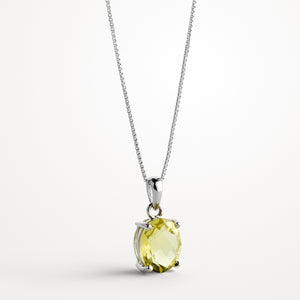 Lemon Topaz Pendant Fresh